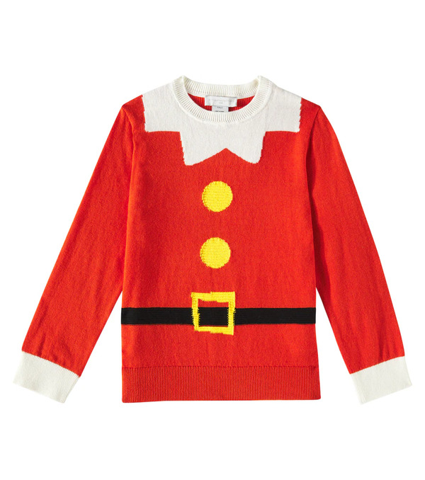  Stella Mccartney Kids Stella Mccartney Kids Cotton And Wool Sweater 