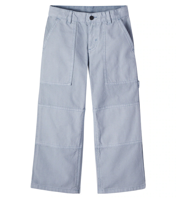  Stella Mccartney Kids Stella Mccartney Kids Cotton Canvas Cargo Pants 