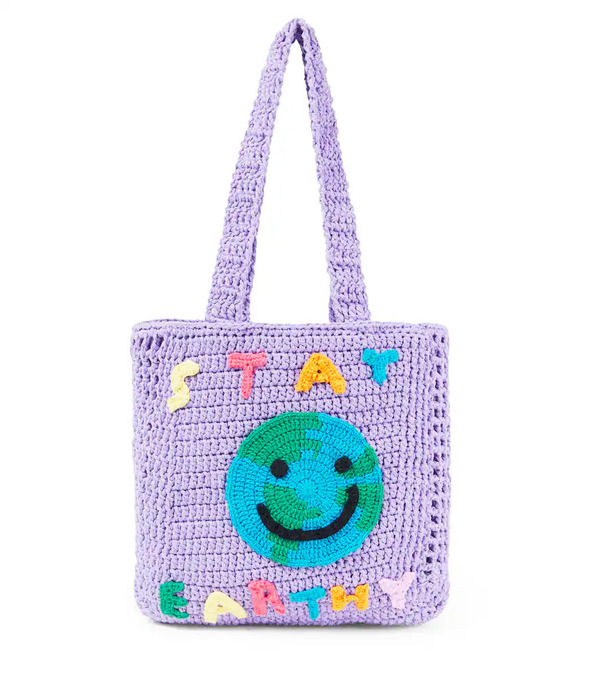  Stella Mccartney Kids Stella Mccartney Kids Crochet Tote Bag 