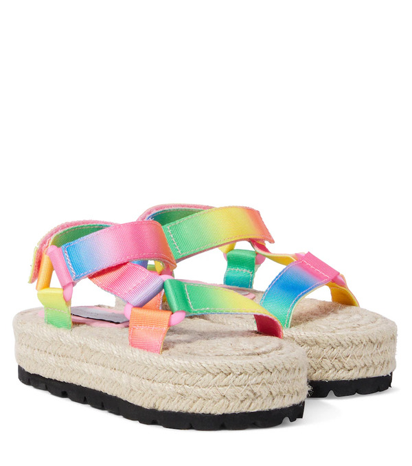  Stella Mccartney Kids Stella Mccartney Kids Ombrã© Espadrille Sandals 