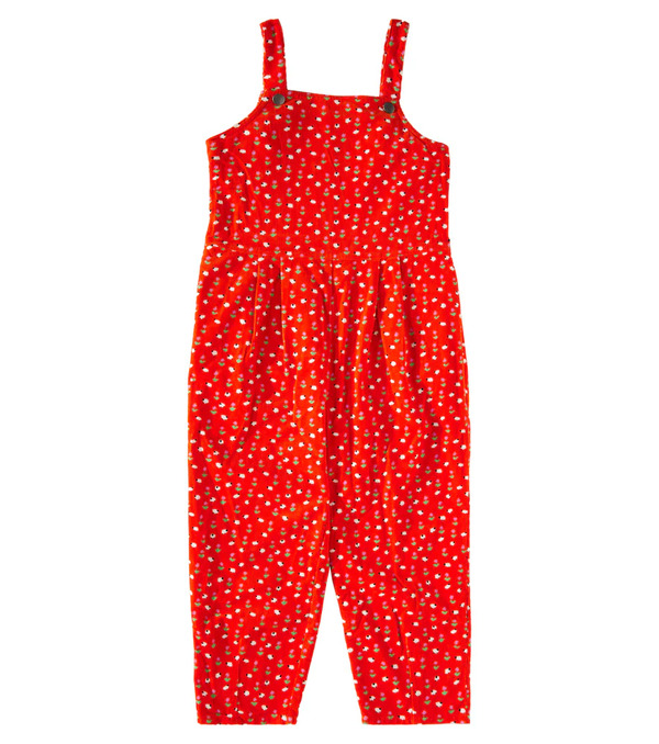  Stella Mccartney Kids Stella Mccartney Kids Printed Cotton Overalls 