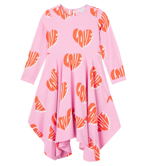  Stella Mccartney Kids Stella Mccartney Kids Printed Jersey Dress 