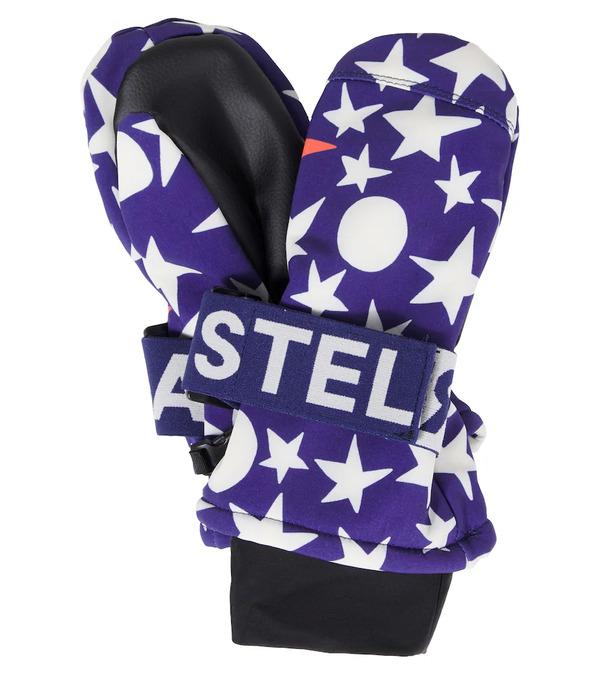  Stella Mccartney Kids Stella Mccartney Kids Printed Ski Gloves 