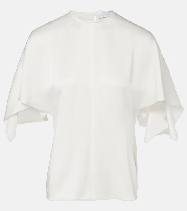  Stella Mccartney Stella Mccartney Open-back Satin Top 