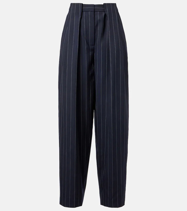  Stella Mccartney Stella Mccartney Pinstripe Wool Tapered Pants 