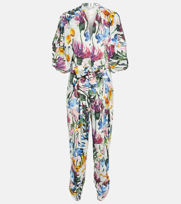  Stella Mccartney Stella Mccartney V-neck Floral Jumpsuit 