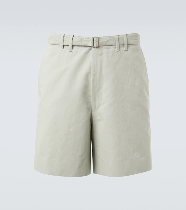  Stoffa Stã²ffa Belted Cotton And Linen Shorts 