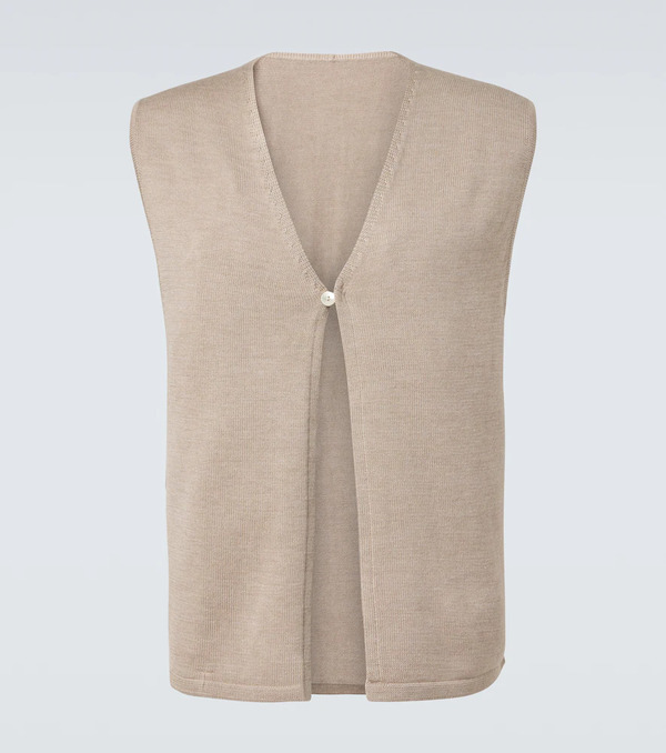  Stoffa Stã²ffa Knitted Wool And Silk Vest 