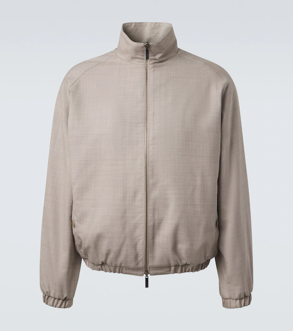  Stoffa Stã²ffa Reversible Wool And Linen Blouson Jacket 