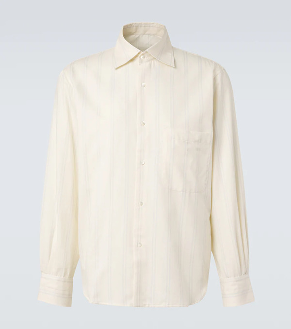  Stoffa Stã²ffa Striped Cotton And Silk Shirt 