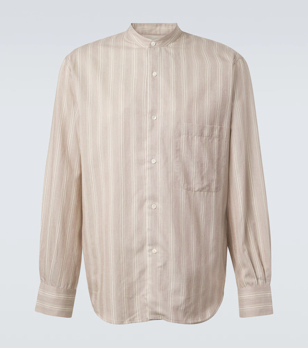  Stoffa Stã²ffa Striped Cotton And Silk Shirt 