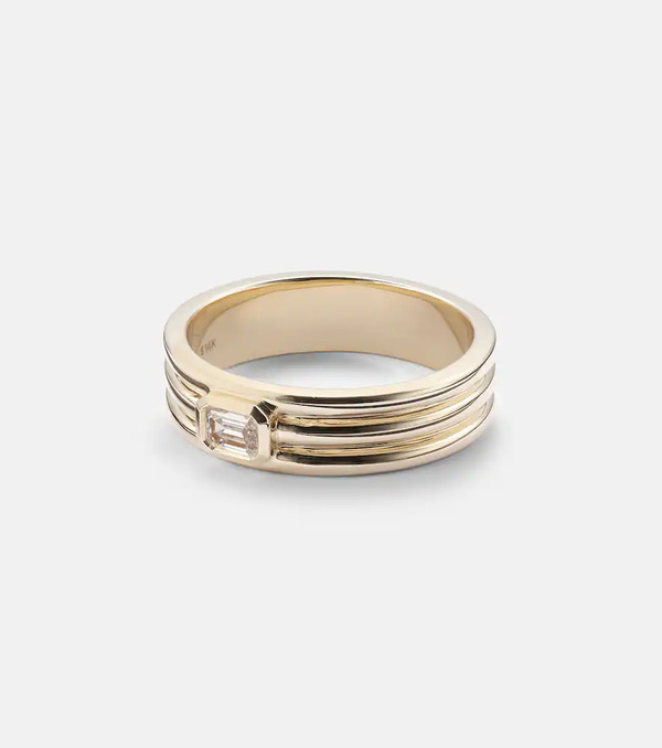  Stone And Strand Stone And Strand 14kt Gold Ring With Diamond 