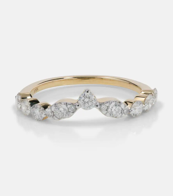  Stone And Strand Stone And Strand Muse Tiara 10kt Gold Ring With Diamonds 