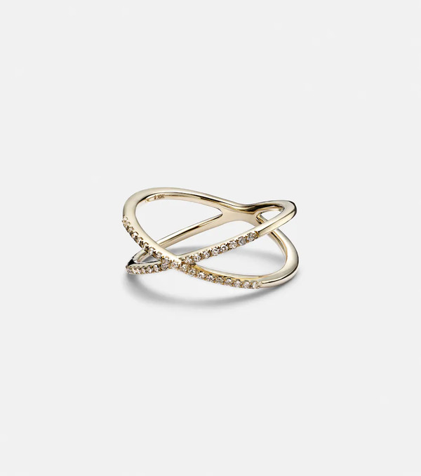  Stone And Strand Stone And Strand X 10kt Gold Ring With Diamonds 