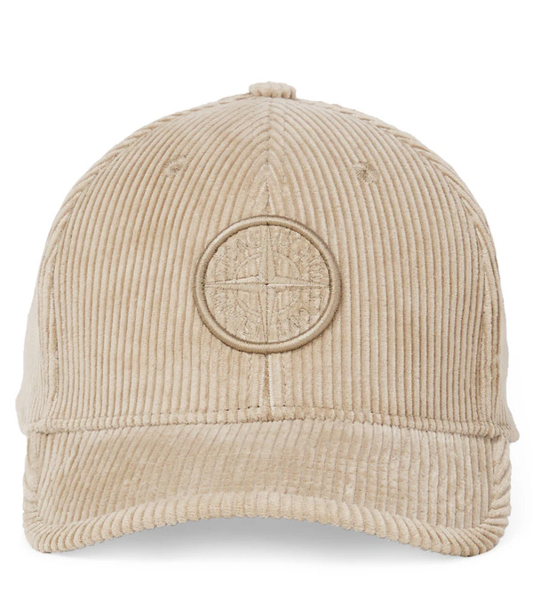  Stone Island Junior Stone Island Junior Compass Cotton Corduroy Baseball Cap 