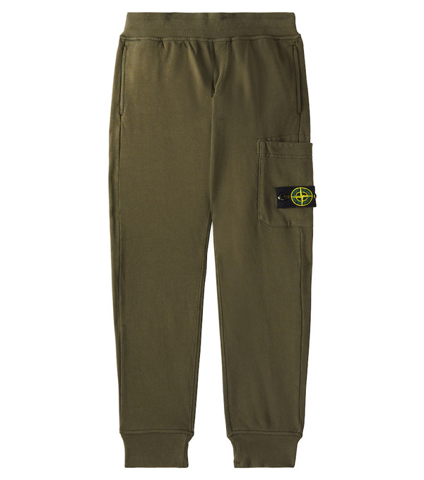  Stone Island Junior Stone Island Junior Compass Cotton Sweatpants 