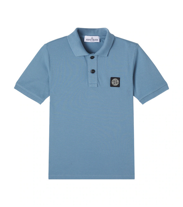  Stone Island Junior Stone Island Junior Cotton-blend Polo Shirt 