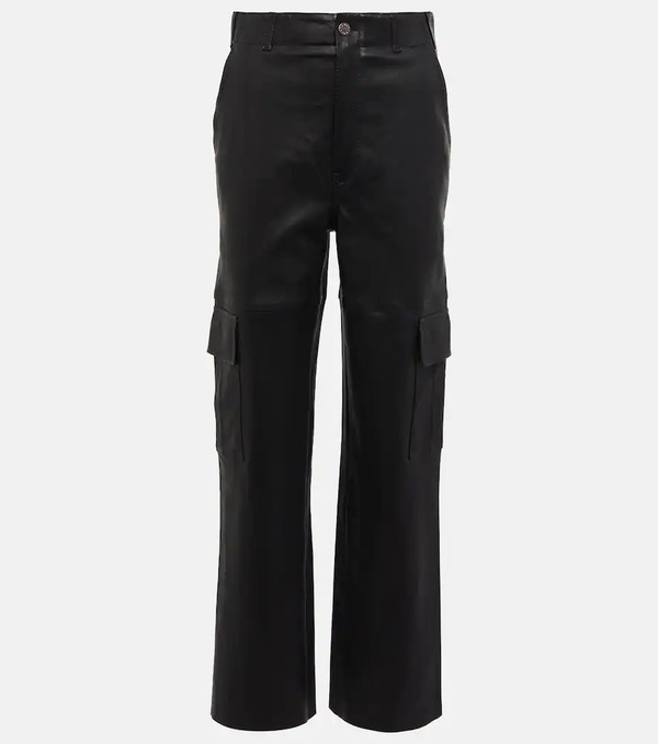  Stouls Stouls Axel Leather Cargo Pants 