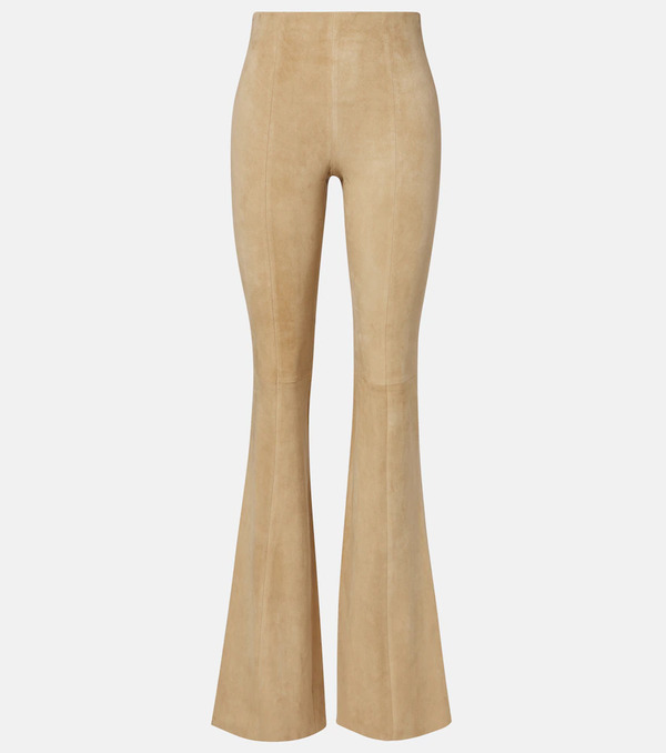  Stouls Stouls Gege Suede Flared Pants 