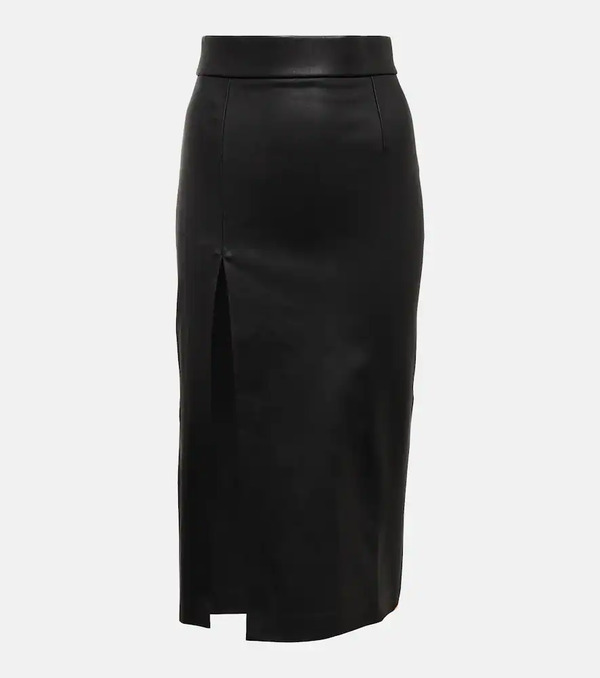  Stouls Stouls Lea Leather Midi Skirt 