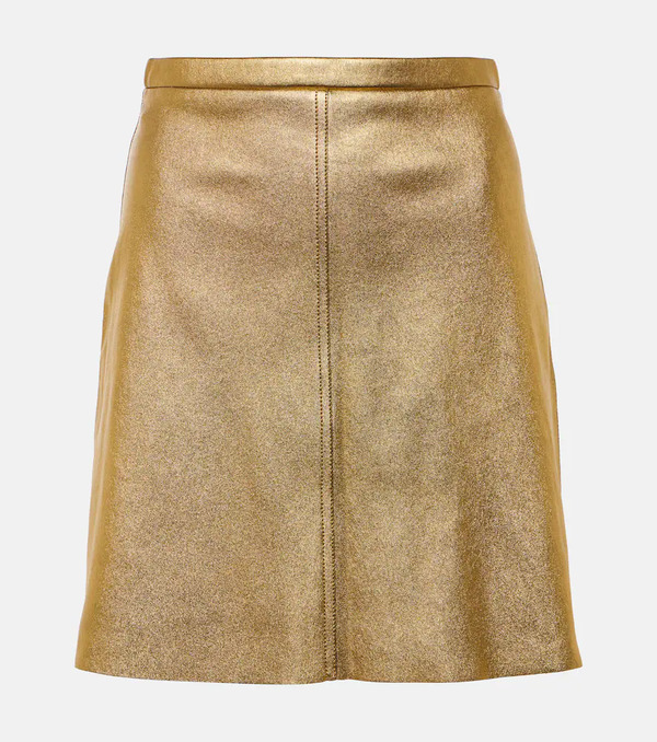  Stouls Stouls Lucie 22 Leather Miniskirt 