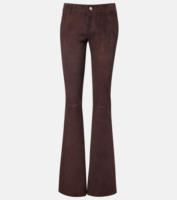  Stouls Stouls Pawlonia Suede Flared Pants 