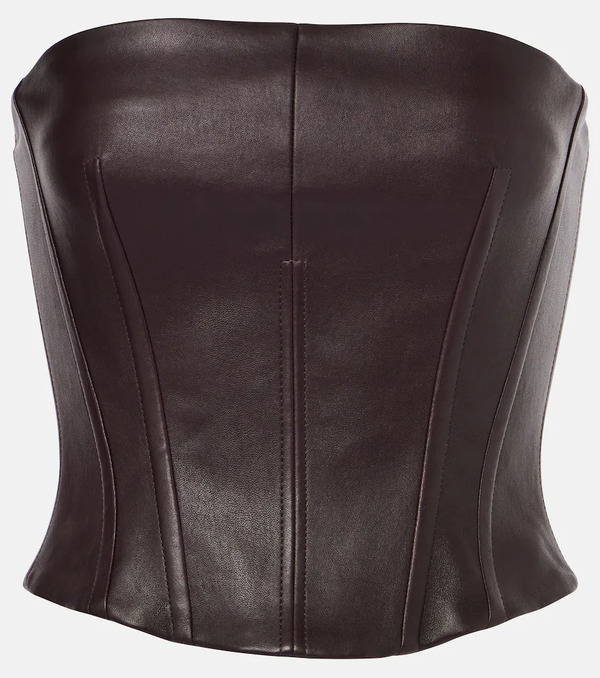  Stouls Stouls Rosalia Strapless Leather Top 