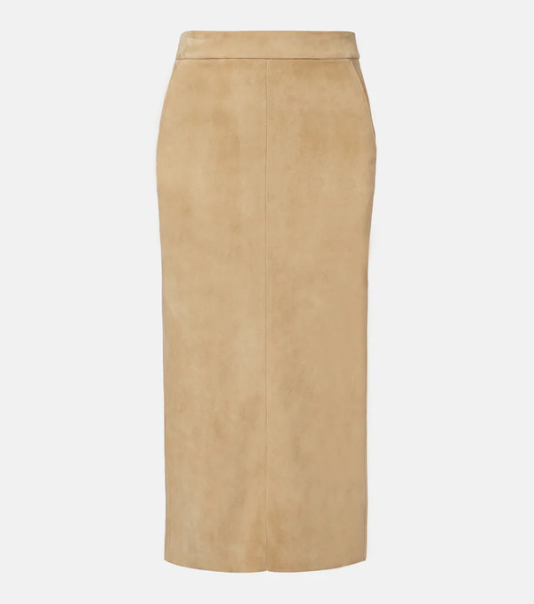  Stouls Stouls Taylor Suede Pencil Skirt 