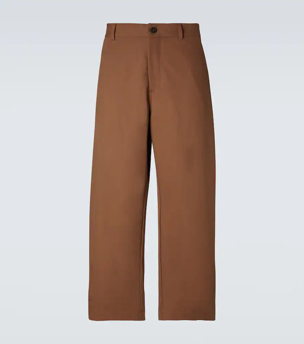  Studio Nicholson Studio Nicholson Bosworth Cotton Twill Wide-leg Pants 
