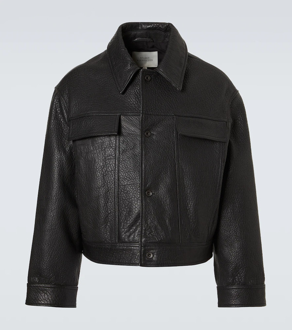  Studio Nicholson Studio Nicholson Leather Jacket 