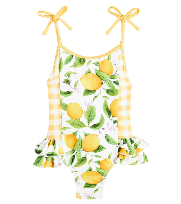 Suncracy Suncracy Malaga Printed Ruffled Swimsuit 