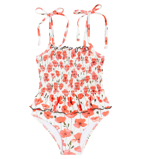  Suncracy Suncracy Valencia Floral Smocked Swimsuit 