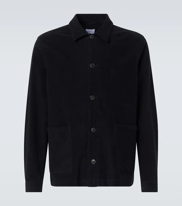  Sunspel Sunspel Cotton Moleskin Overshirt 