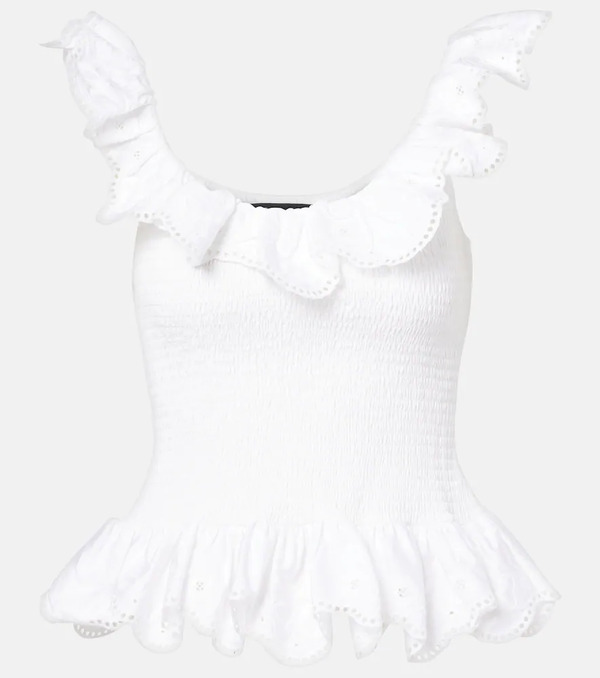  Susan Fang Susan Fang Ruffled Cotton Top 