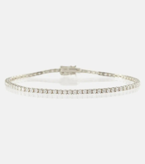  Sydney Evan Sydney Evan Tennis 14kt White Gold Bracelet 