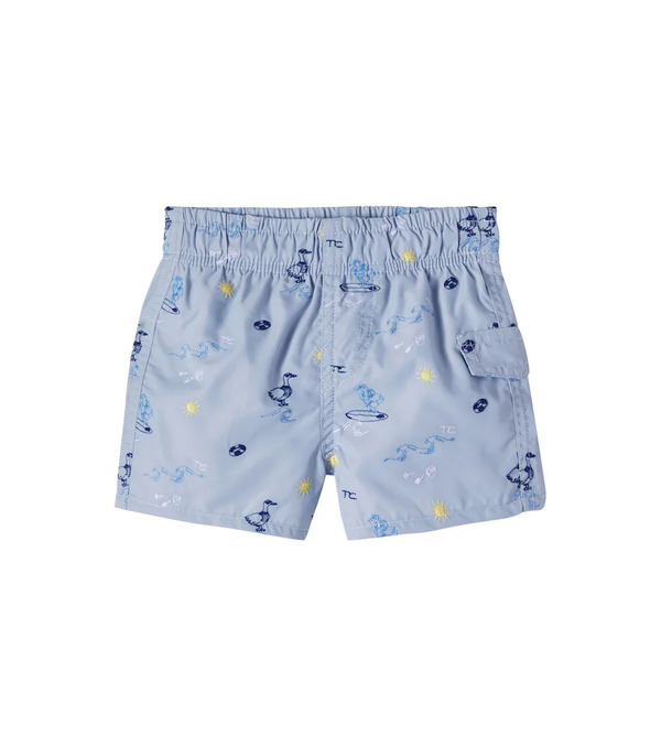  Tartine Et Chocolat Tartine Et Chocolat Baby Embroidered Swim Trunks 