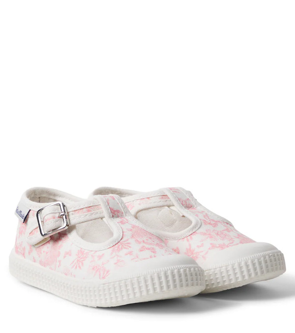  Tartine Et Chocolat Tartine Et Chocolat Floral Canvas Sneakers 