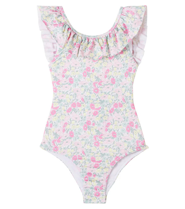  Tartine Et Chocolat Tartine Et Chocolat Floral Ruffled Swimsuit 
