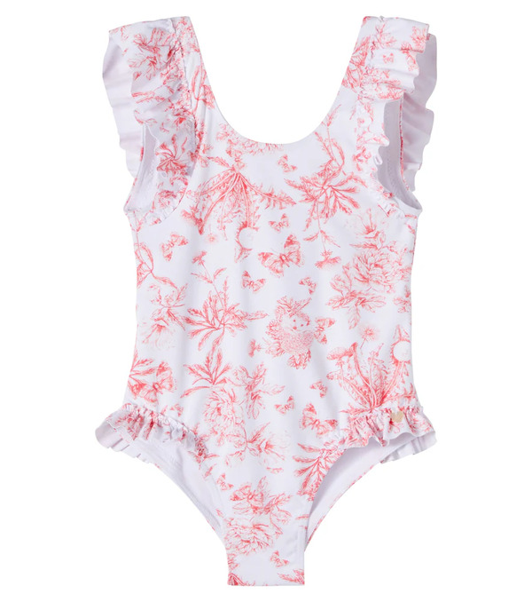  Tartine Et Chocolat Tartine Et Chocolat Floral Ruffled Swimsuit 