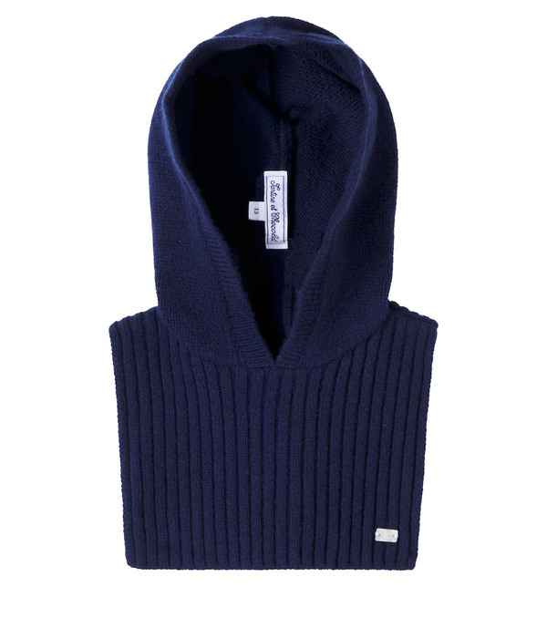  Tartine Et Chocolat Tartine Et Chocolat Ribbed-knit Wool Hood 