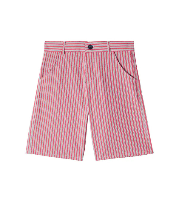 Tartine Et Chocolat Tartine Et Chocolat Striped Cotton Shorts 
