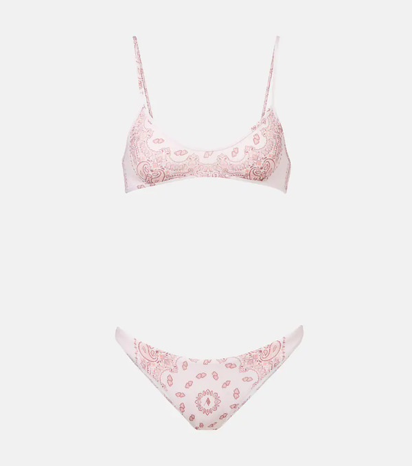  The Attico The Attico Bandana Mid-rise Bikini 