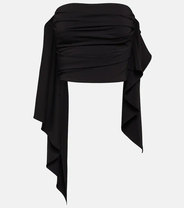  The Attico The Attico Embellished Off-shoulder Top 