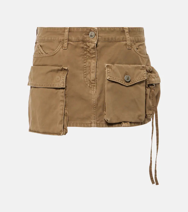  The Attico The Attico Fay Denim Cargo Miniskirt 