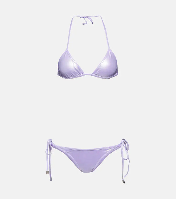  The Attico The Attico Metallic Bikini 