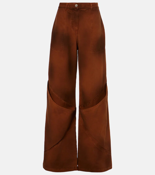  The Attico The Attico Oversized Wide-leg Jeans 