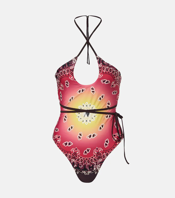  The Attico The Attico Printed Swimsuit 