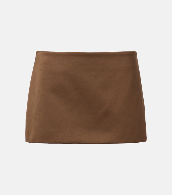  The Frankie Shop The Frankie Shop Hera Satin Miniskirt 