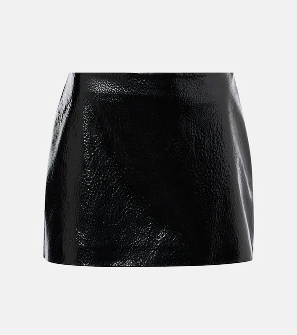  The Frankie Shop The Frankie Shop Mary Faux Leather Miniskirt 