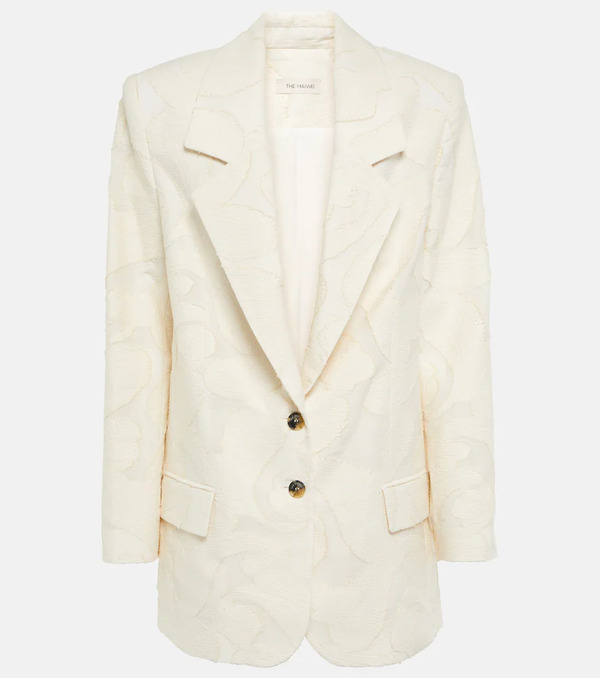  The Mannei The Mannei Caen Jacquard Cotton Blazer 